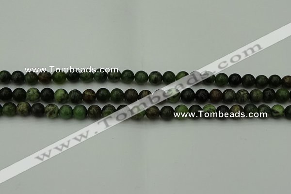 CGJ401 15.5 inches 6mm round green jade beads wholesale