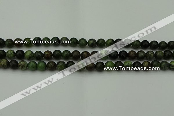 CGJ402 15.5 inches 8mm round green jade beads wholesale