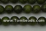 CGJ451 15.5 inches 6mm round green jasper beads wholesale