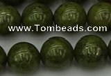 CGJ455 15.5 inches 14mm round green jasper beads wholesale