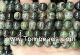 CGJ503 15.5 inches 10mm round green jade beads wholesale