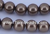 CGL100 5PCS 16 inches 20mm round dyed plastic pearl beads wholesale