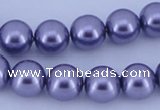 CGL160 5PCS 16 inches 20mm round dyed plastic pearl beads wholesale