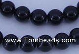 CGL282 10PCS 16 inches 4mm round dyed glass pearl beads wholesale