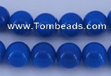 CGL812 10PCS 16 inches 4mm round heated glass pearl beads wholesale