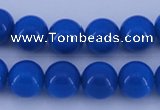 CGL814 10PCS 16 inches 8mm round heated glass pearl beads wholesale