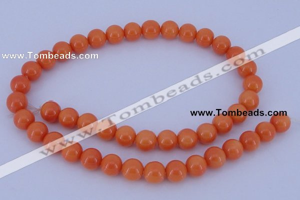 CGL866 10PCS 16 inches 4mm round heated glass pearl beads wholesale