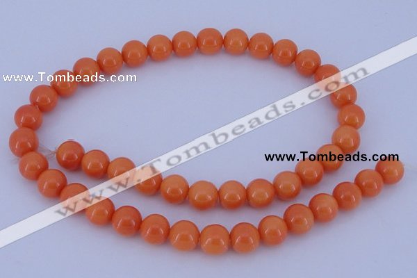 CGL869 5PCS 16 inches 10mm round heated glass pearl beads wholesale