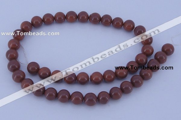 CGL884 10PCS 16 inches 4mm round heated glass pearl beads wholesale