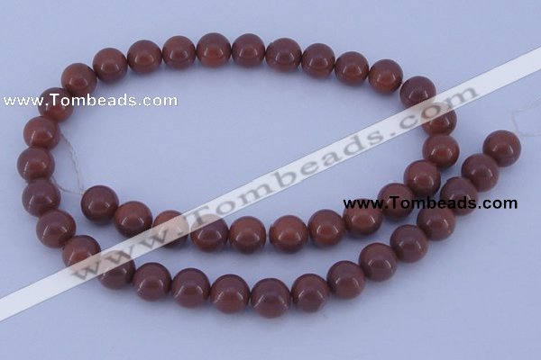 CGL887 5PCS 16 inches 10mm round heated glass pearl beads wholesale