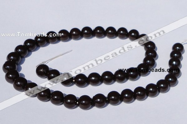 CGL896 10PCS 16 inches 4mm round heated glass pearl beads wholesale