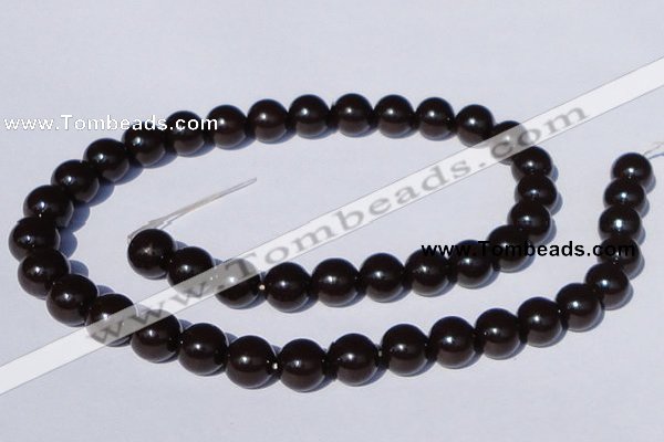 CGL899 5PCS 16 inches 10mm round heated glass pearl beads wholesale