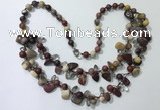 CGN531 19.5 inches chinese crystal & mookaite beaded necklaces