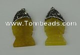 CGP131 25*48mm fishbone agate gemstone pendants wholesale