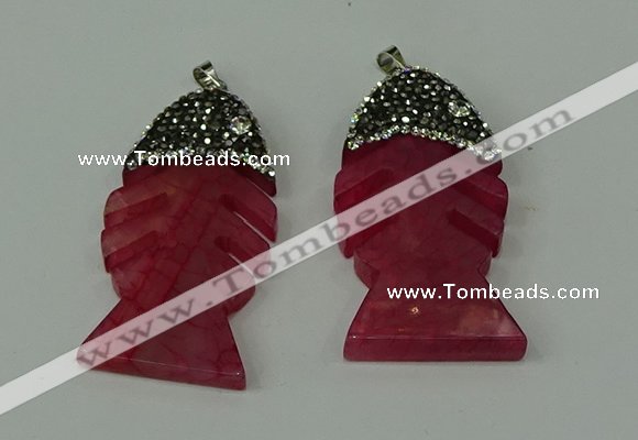 CGP133 25*48mm fishbone agate gemstone pendants wholesale