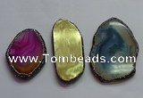 CGP1553 50*75mm - 58*100mm freeform agate pendants wholesale