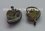 CGP1559 25*30mm - 28*35mm ammonite pendants wholesale