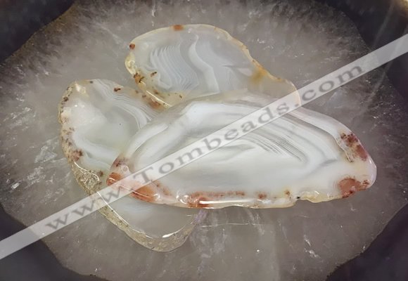 CGP2000 35*65mm - 65*100mm freeform agate slab pendants