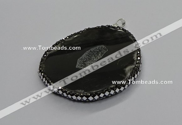 CGP3035 35*65mm - 45*60mm freeform agate gemstone pendants