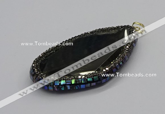 CGP3062 40*65mm - 45*70mm freeform agate gemstone pendants