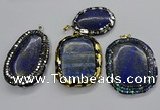 CGP3148 30*45mm - 45*65mm freeform lapis lazuli pendants