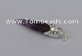 CGP3365 15*50mm - 16*65mm sticks amethyst gemstone pendants