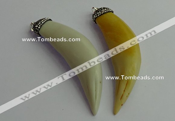 CGP391 20*85mm - 25*80mm horn bone pendants wholesale