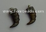 CGP394 15*35mm horn bone pendants wholesale