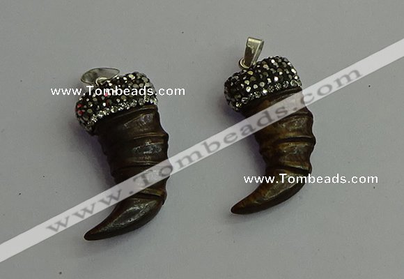 CGP394 15*35mm horn bone pendants wholesale