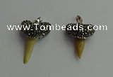 CGP399 20*25mm - 22*35mm shark teeth pendants wholesale