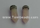 CGP411 12*45mm - 15*50mm sticks rose quartz pendants wholesale