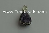 CGP469 15*20mm teardrop crystal glass pendants wholesale