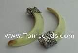 CGP542 18*75mm - 20*85mm pig tooth pendants wholesale