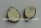 CGP702 30*45mm - 35*55mm freeform coral pendants wholesale