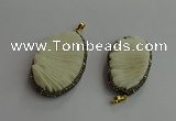 CGP703 30*45mm - 35*55mm freeform coral pendants wholesale