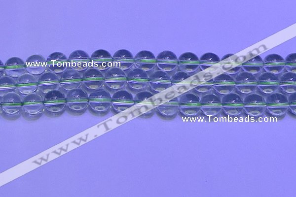 CGQ309 15.5 inches 12mm round A grade natural green quartz beads