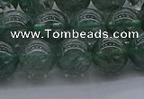 CGQ503 15.5 inches 10mm round imitation green phantom quartz beads