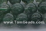 CGQ504 15.5 inches 12mm round imitation green phantom quartz beads