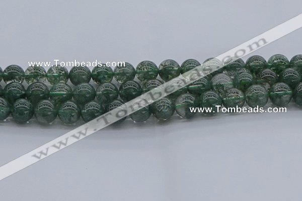 CGQ504 15.5 inches 12mm round imitation green phantom quartz beads