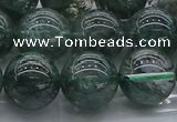 CGQ505 15.5 inches 14mm round imitation green phantom quartz beads