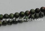 CGR01 16 inches 6mm round green rain forest stone beads wholesale