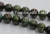 CGR03 16 inches 10mm round green rain forest stone beads wholesale