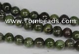 CGR42 15.5 inches 4mm round green rain forest stone beads wholesale