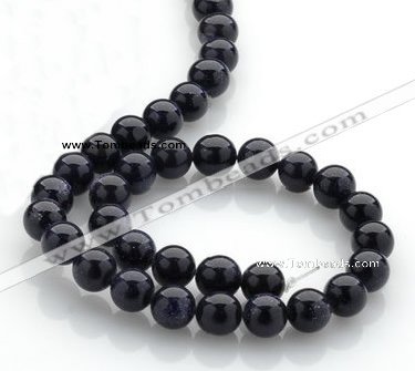 CGS02 15 inches 10mm round blue goldstone beads Wholesale