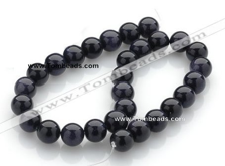 CGS04 15 inches 14mm round blue goldstone beads Wholesale