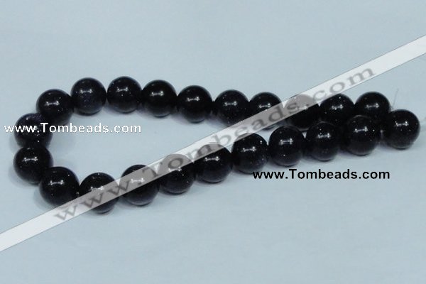 CGS103 15.5 inches 18mm round blue goldstone beads wholesale