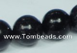 CGS104 15.5 inches 20mm round blue goldstone beads wholesale