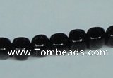 CGS114 15.5 inches 8*8mm cube blue goldstone beads wholesale