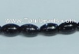 CGS121 15.5 inches 8*12mm rice blue goldstone beads wholesale