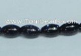 CGS121 15.5 inches 8*12mm rice blue goldstone beads wholesale